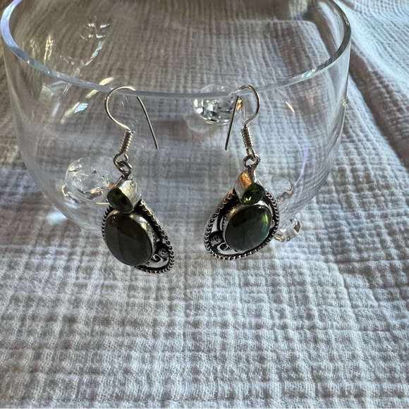 Labrodite Earrings - Picture 5 of 9